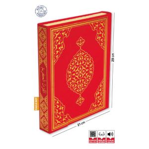 Kur'an-ı Kerim (Kırmızı)- (Rahle Boy) -