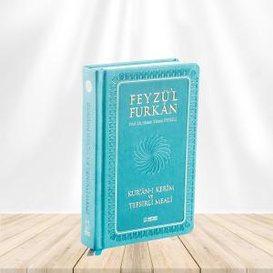 Feyzü'l Furkan Kur'ân-ı Kerîm ve Tefsirli Meali (Orta Boy - Mushaf ve Meal - Ciltli) Turkuaz Feyzü'l Furkan Kur'ân-ı Kerîm ve Tefsirli Meali (Orta Boy - Mushaf ve Meal - Ciltli) Turkuaz